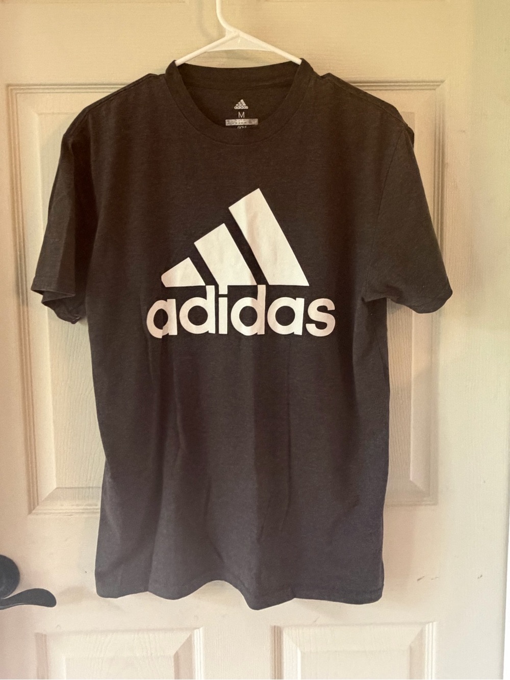 Adidas Men’s Black Logo T‑Shirt - size M